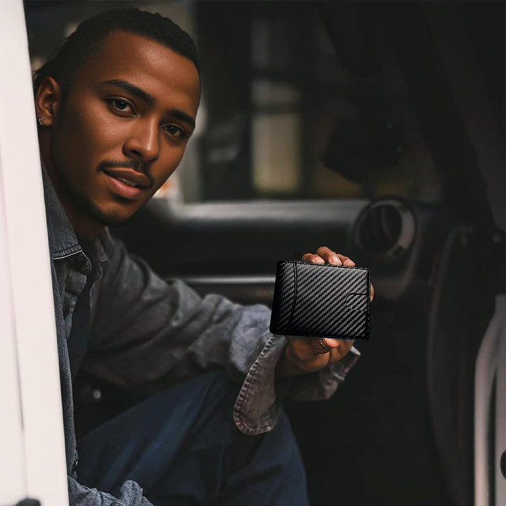 Kalsten | Genuine Leather Anti-theft Swipe Card Holder
