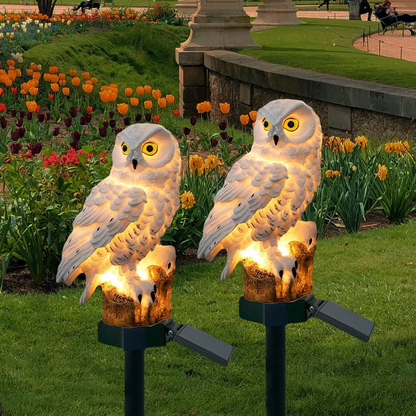 Skanto | Solar Garden Lamp Uilux – Wireless Solar-Powered Owl Design Lamp
