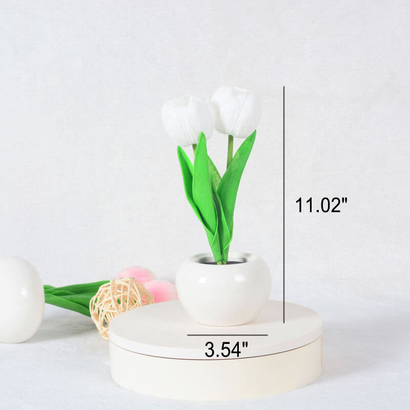 Kalsten | Modern Creative Simulation Tulip Peony LED Night Light Table Lamp