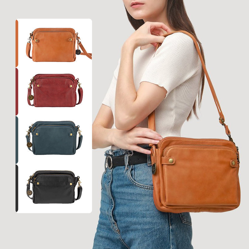 Kalsten | Three-Layer-Leather-Crossbody-Shoulder- & Clutch-Bag