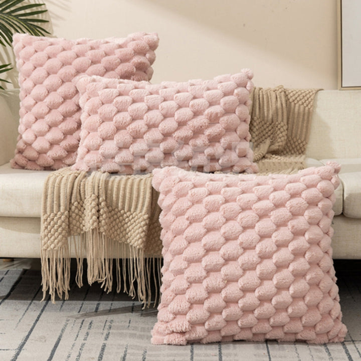 VelvetSoft Plush Pillowcase for Sofa or Bed