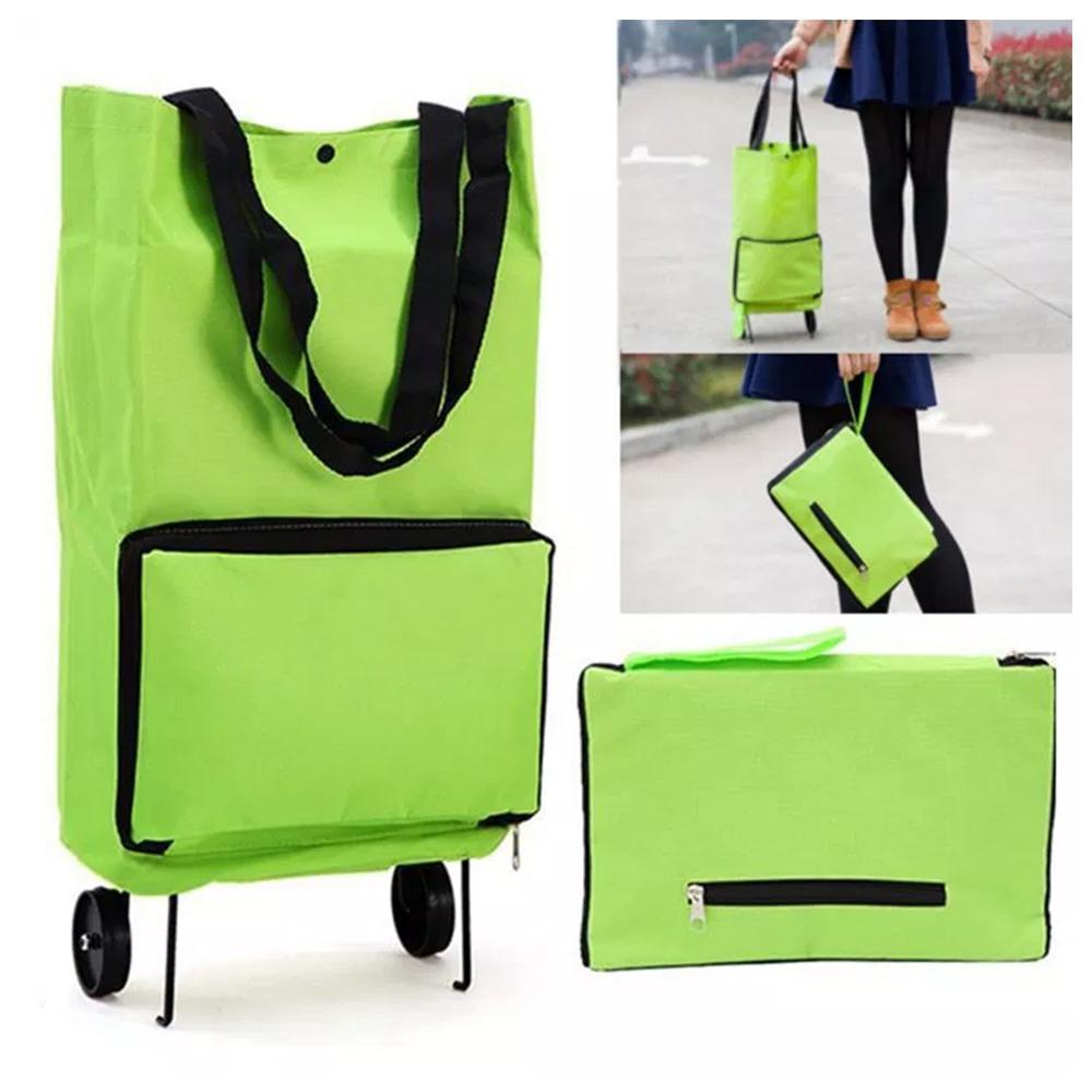 Portable collapsible shopping cart | Kalsten