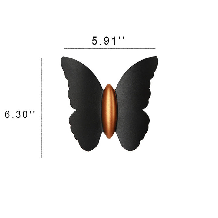 Creative Butterfly Shape Outdoor Patio LED Wall Sconce Lamp | Kalsten