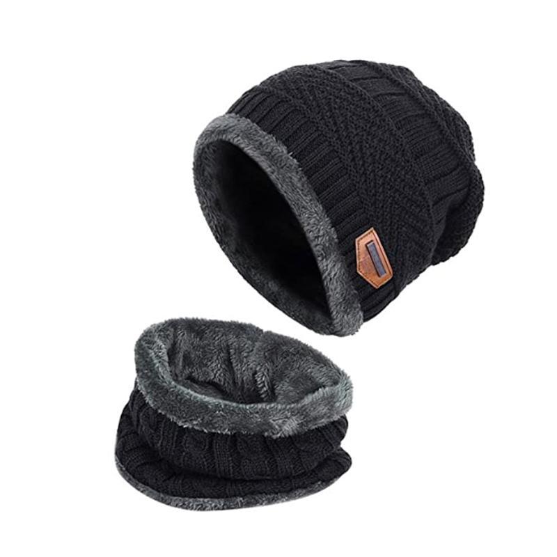 Winter Hat with Scarf Set