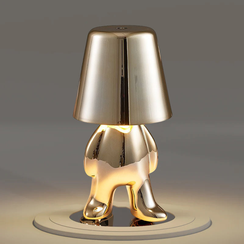 Thinker Little Golden Man Table Lamp | Kalsten