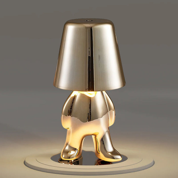 Thinker Little Golden Man Table Lamp | Kalsten