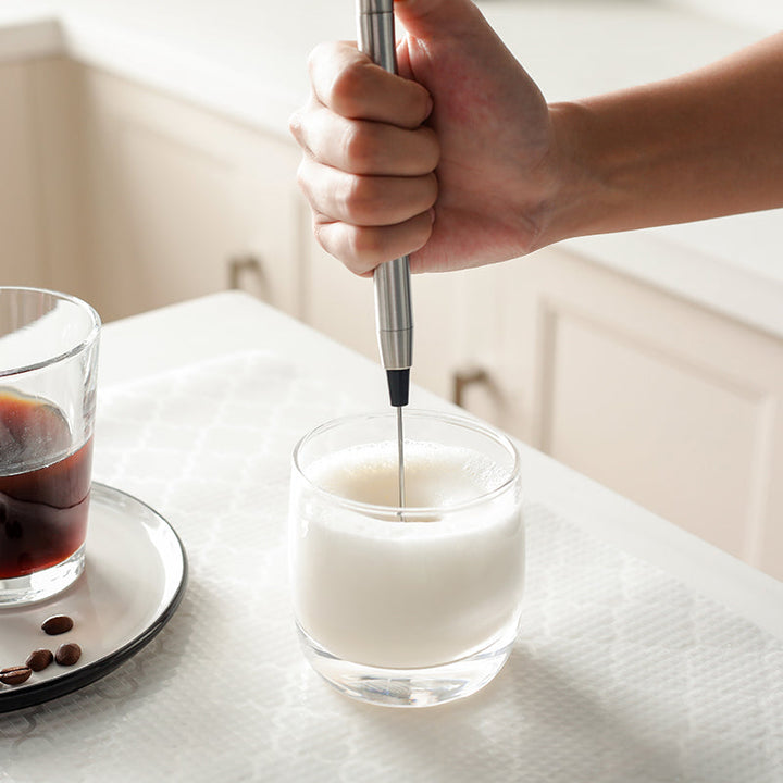 Kalsten | Handheld Rechargeable Electric Milk Frother / Foam Maker with Stainless Whisk, for Bulletproof Coffee, Latte, Cappuccino, Hot Chocolate and More