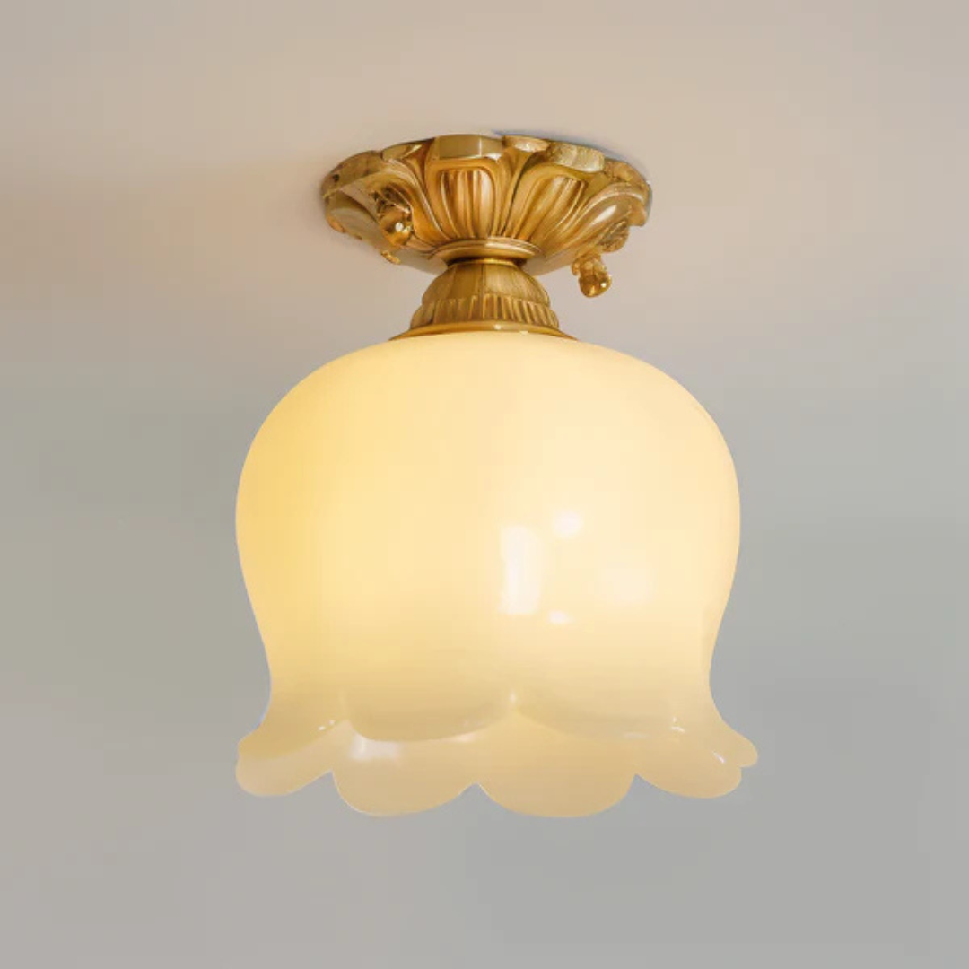 Kalsten | Vintage Ceiling Lamp In Flower Shape