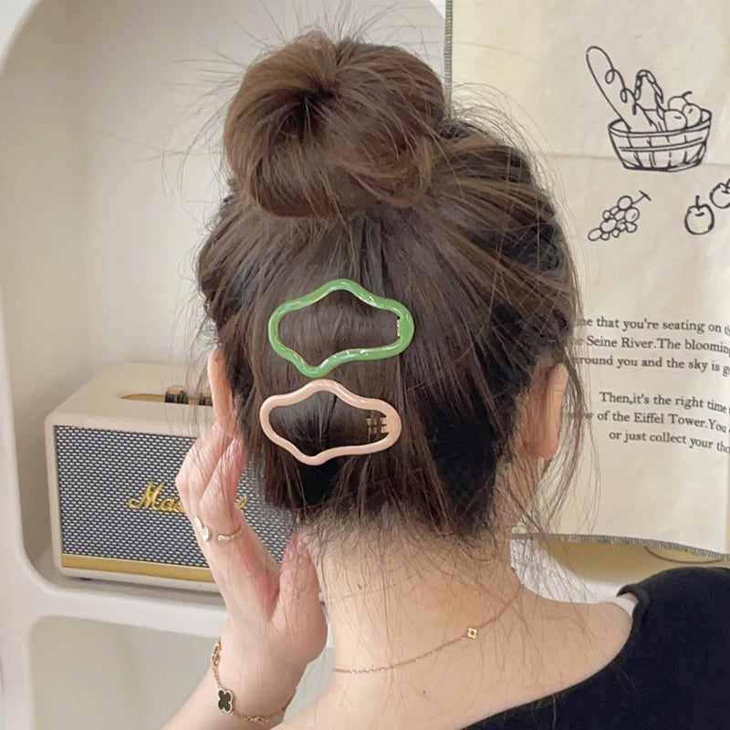 Cloud-shaped hollow fringe clip | Kalsten