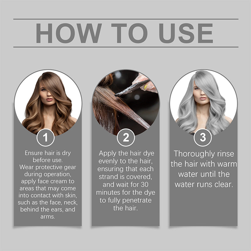 Kalsten | 2-in-1 Natural Essence Extract Silver Hair Dye