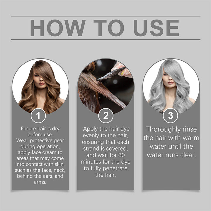 Kalsten | 2-in-1 Natural Essence Extract Silver Hair Dye