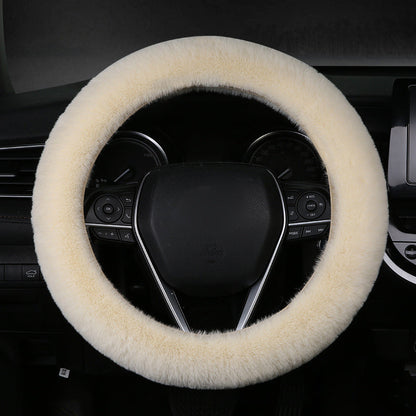 Skanto | Universal Plush Steering Wheel Cover