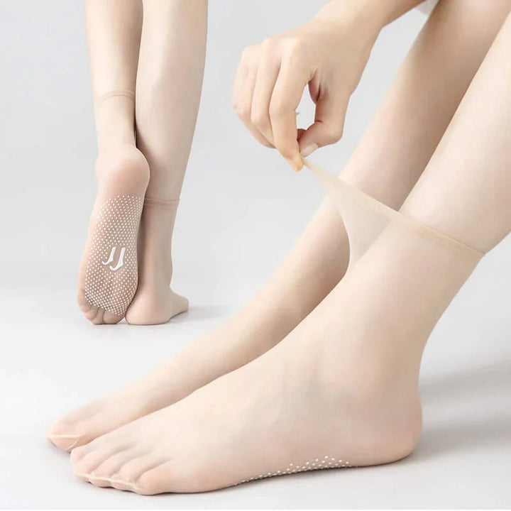 Kalsten | Invisible, non-slip crystal silk socks