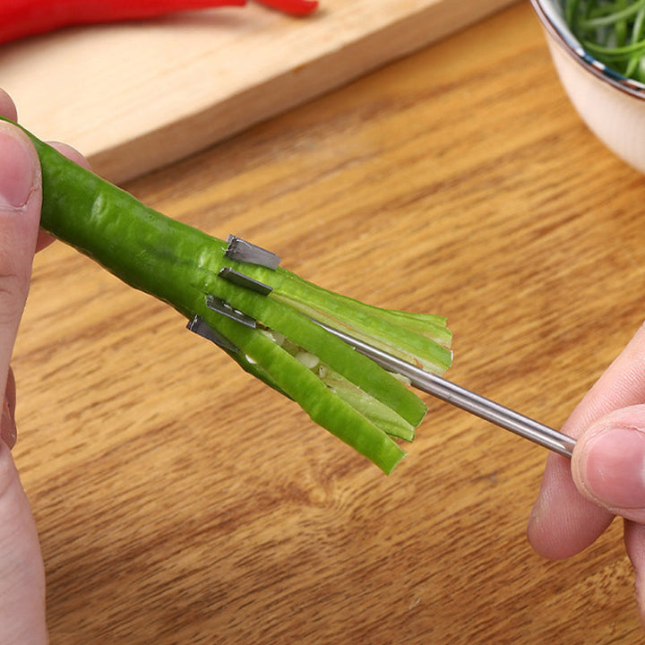 Stainless Steel Plum Blossom Onion Cutter | Kalsten