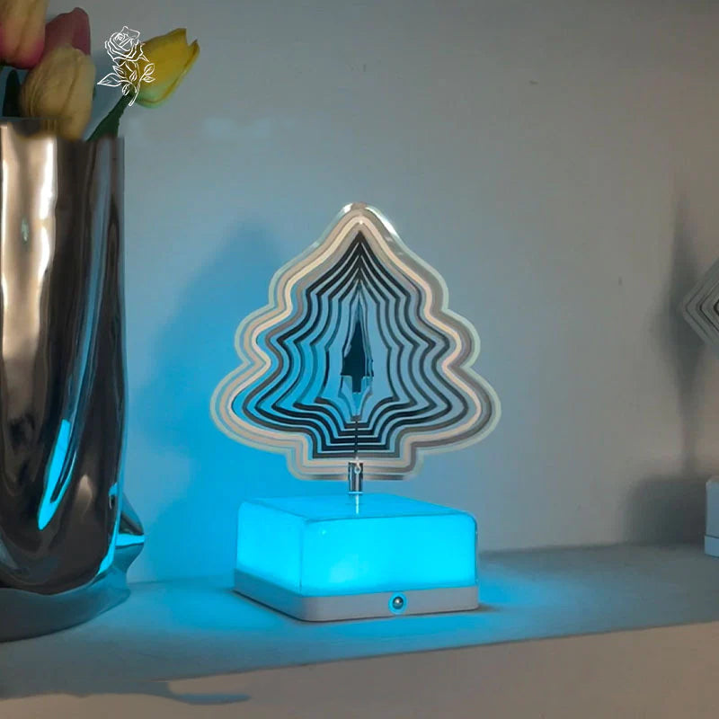 Rotating ambient light made of metal | Kalsten
