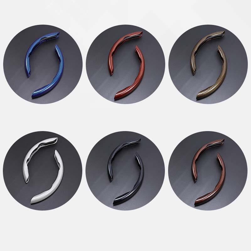 Kalsten | Universal Laser Carbon Fiber Pattern Steering Wheel Cover