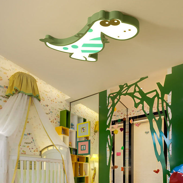 Kalsten | DinoBright LED Ceiling Light | Creative Dinosaur Design | Children's Room Lamp | Warm & White Light | Dimmable
