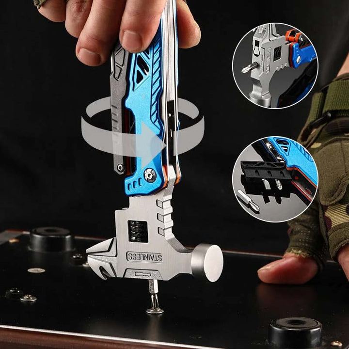Kalsten | Multifunctional Stainless Steel Folding Body Ball Hammer