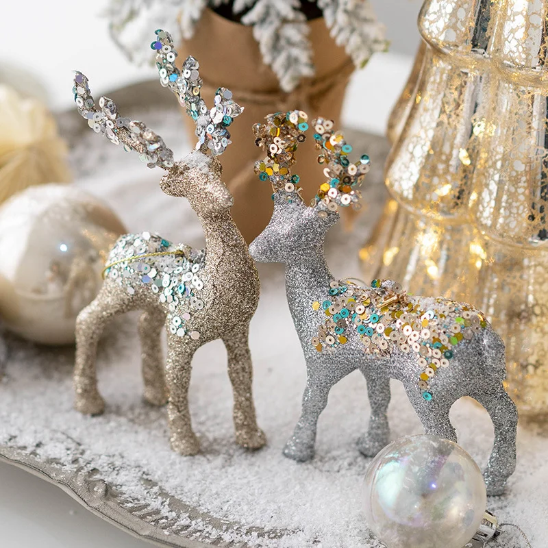 Sparkling Deer Ornament – Luxury Christmas Decoration for a Festive Atmosphere Kalsten