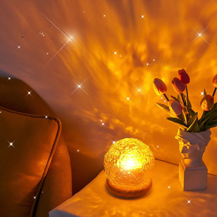 Unique Wave Effect Table Lamp for Relaxation | Kalsten