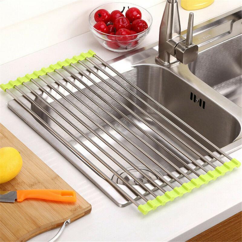 Roll-Up Stainless Steel Dish Dryer, Foldable | Kalsten