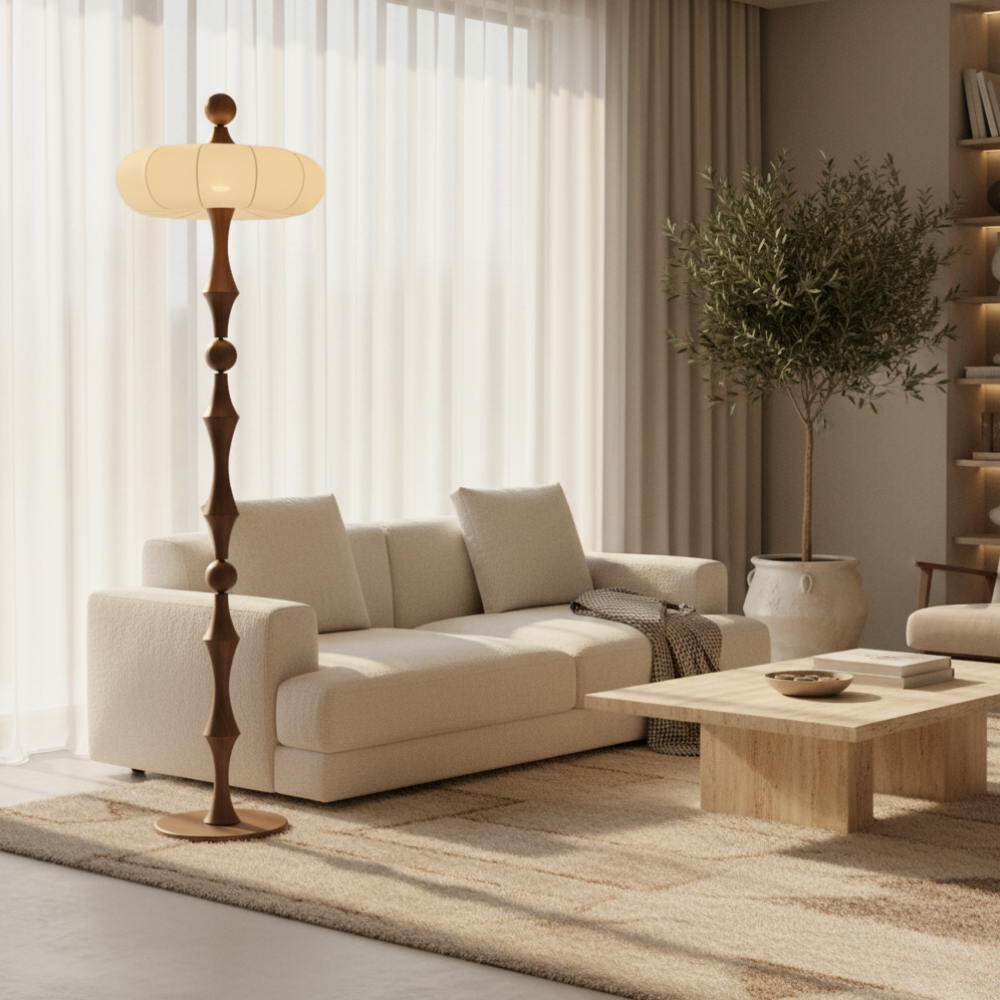 Milo Sculptural Retro Floor Lamp