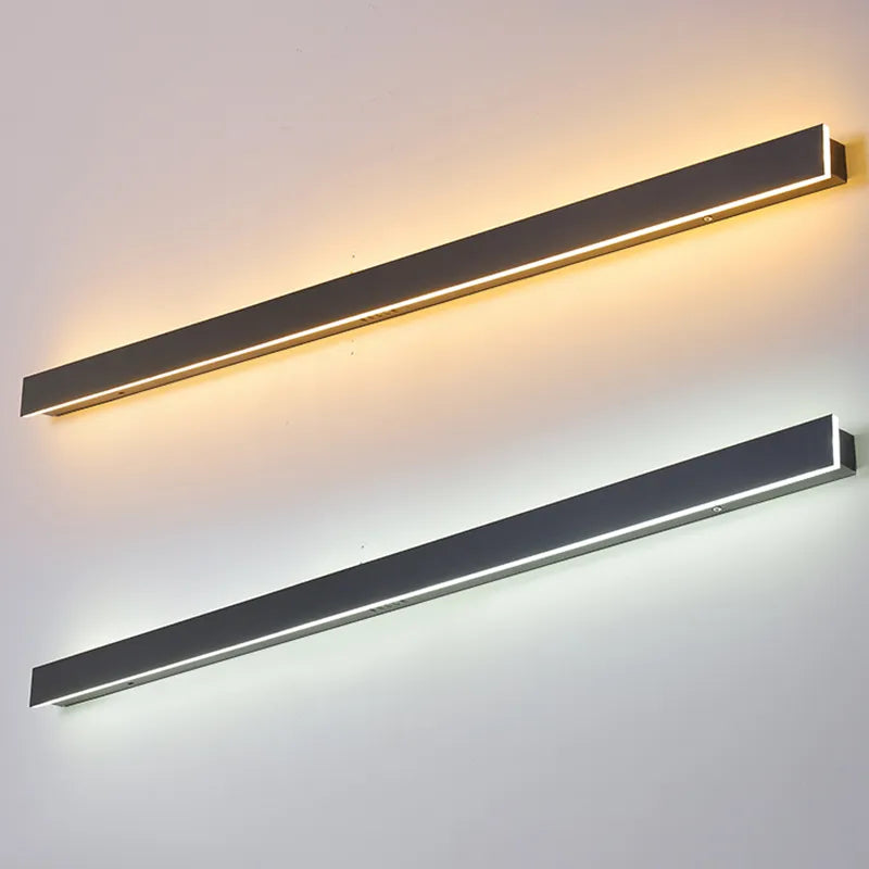 Slim Linear Outdoor Wall Lamp – IP65 Waterproof