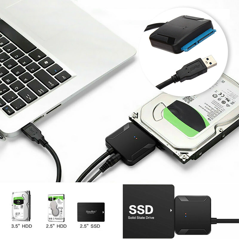 USB 3.0 to SATA III Hard Drive Adapter | Kalsten
