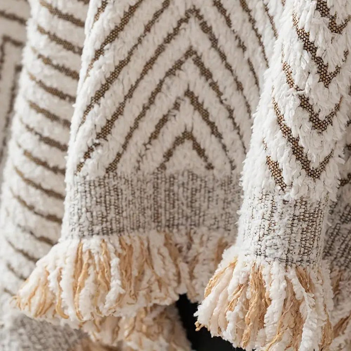 Striped Herringbone Sofa Cover