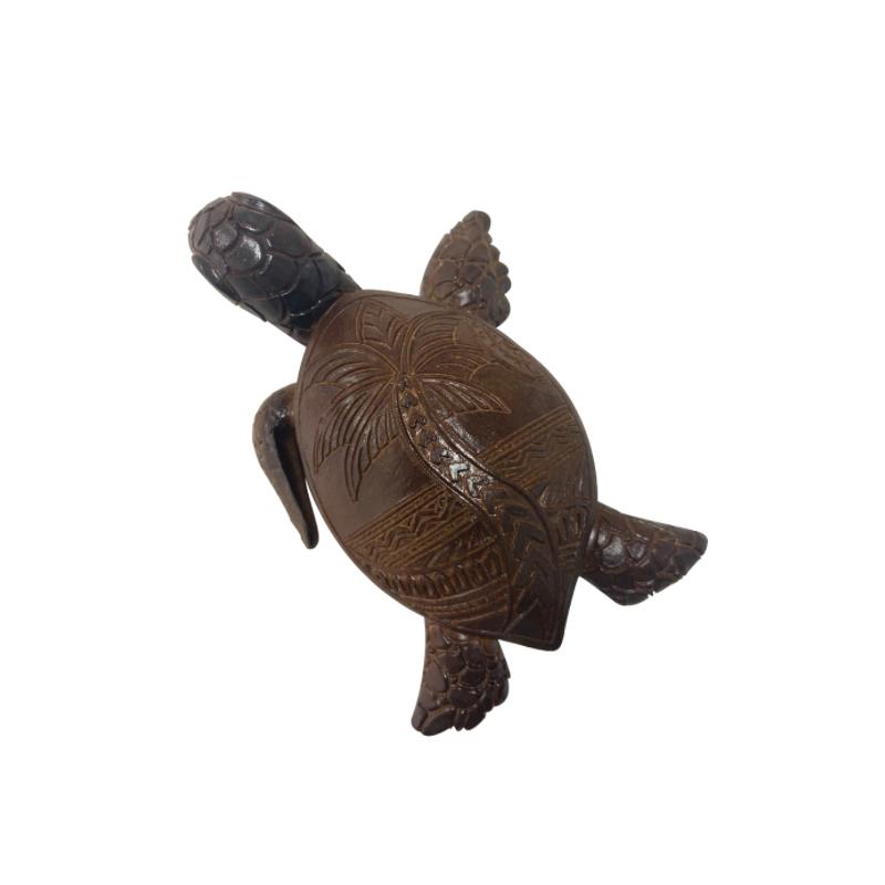 Wood sculpture Hawaii turtle | Kalsten