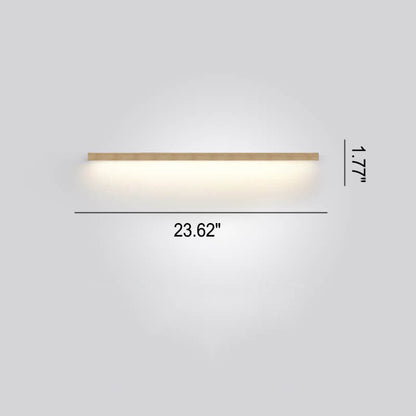 ZenBeam Japanese LED Wall Light | Solid Wood Design | Modern Accent Light