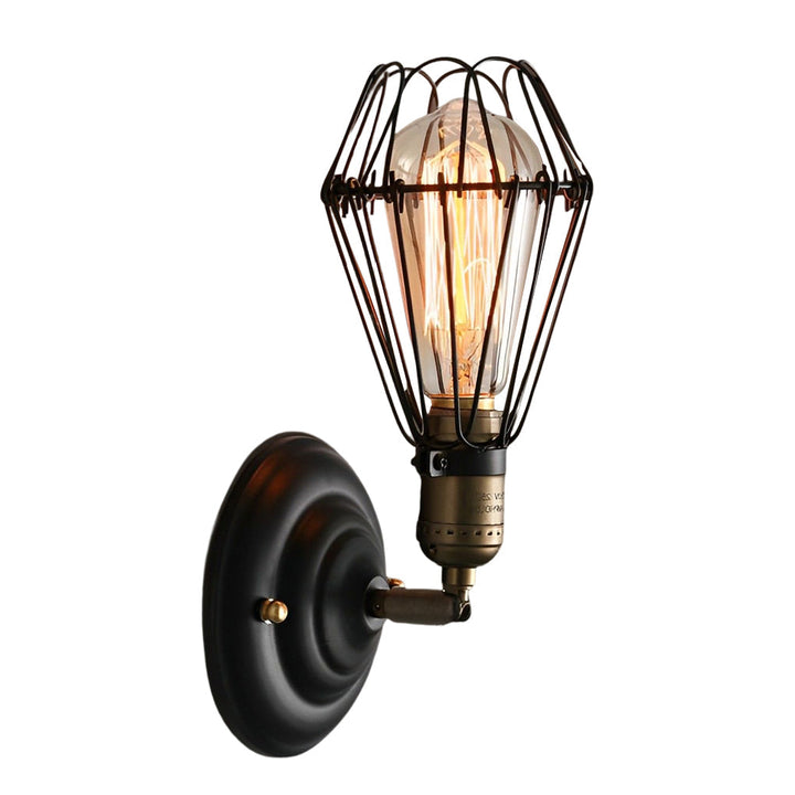 Adjustable Iron Retro Country Industrial Style Wall Lamp Wall Light Fixture | Kalsten