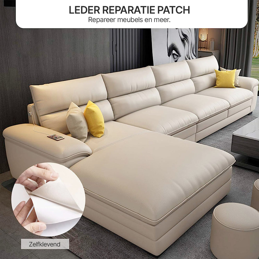 ReviLeer Self-Adhesive PU Leather Patch – Waterproof Repair Patch for Furniture | Kalsten