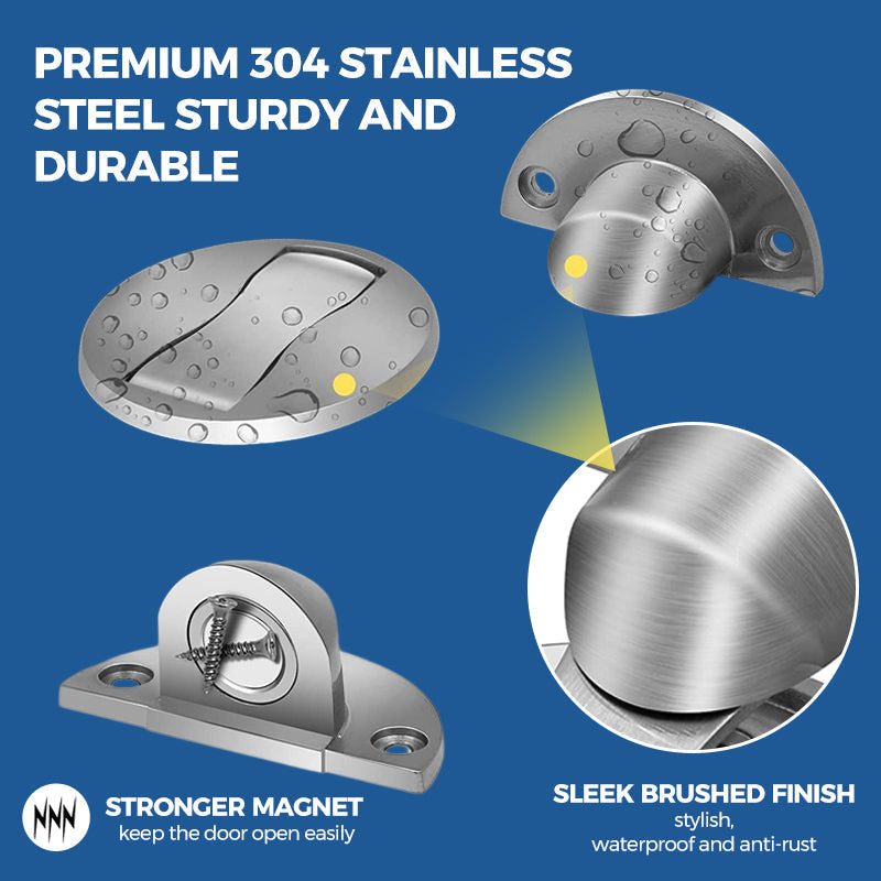 Stainless Steel Invisible Magnetic Door Stop | Skanto