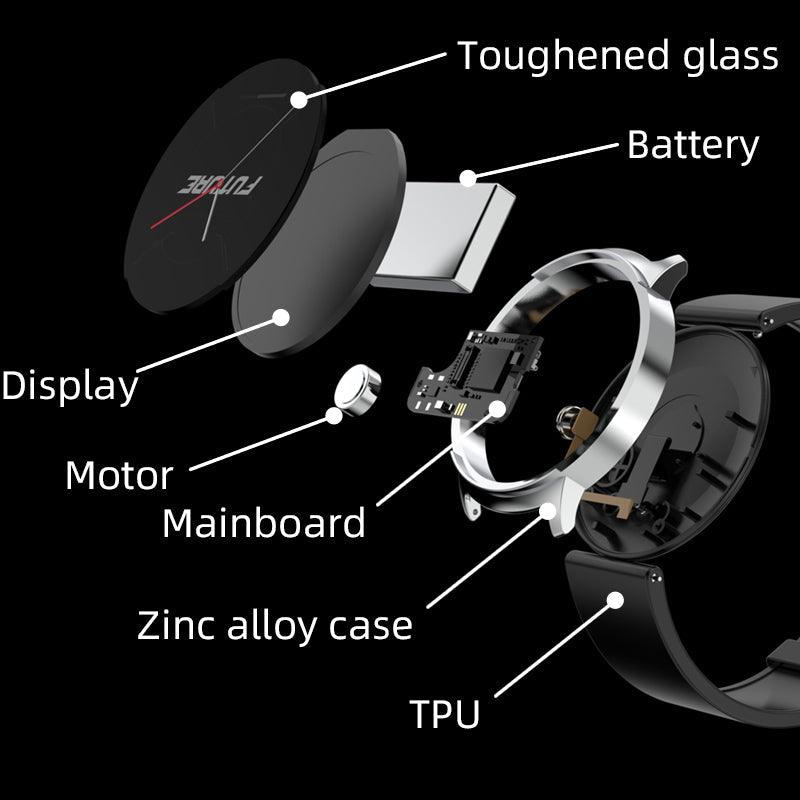 Skanto | Built-in NFC System Health Fashion Watch Heart Rate Monitoring Blood Pressure Blood Oxygen