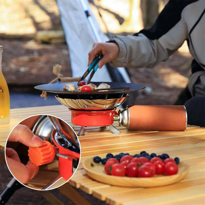 Skanto | Portable Stainless Steel Gas Stove for Outdoor Camping