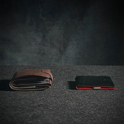 Kalsten | Theft-proof magnetic card holder made of genuine leather