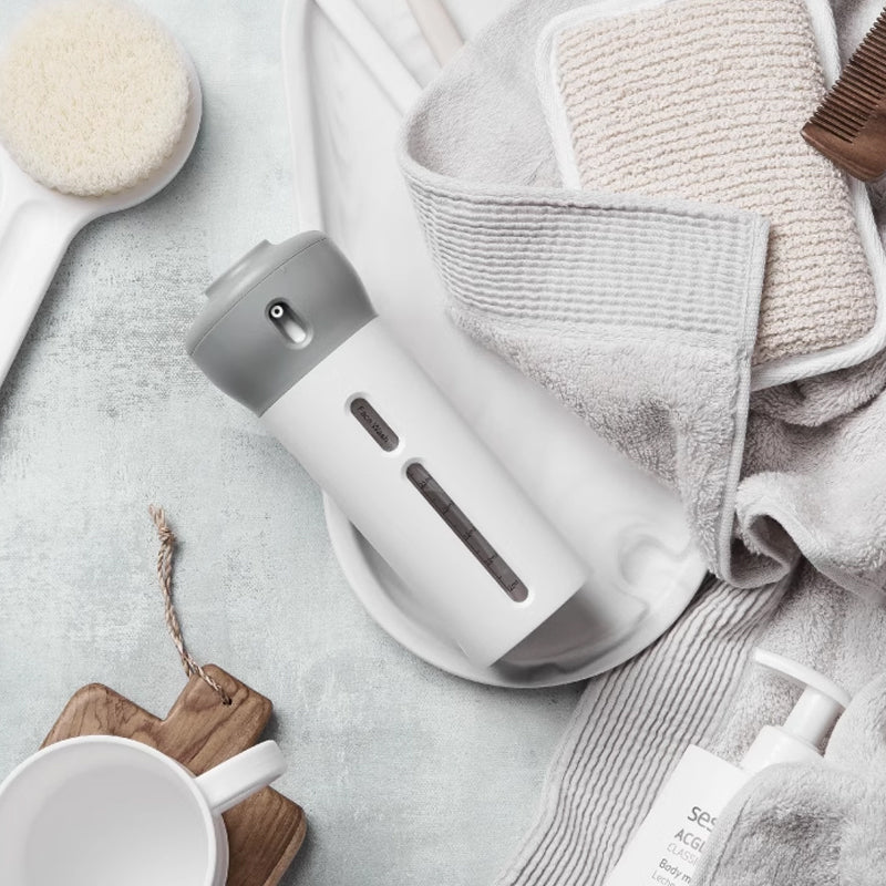 4-in-1 bottle with portable skin care dispenser | Kalsten