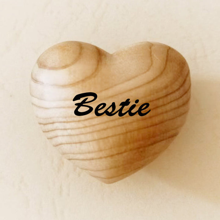 Kalsten | Small Pocket Hug Wooden Heart Token