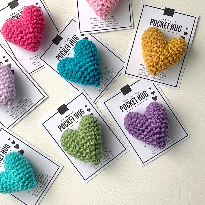 Kalsten | Pocket Hug Crocheted Heart Small Gift