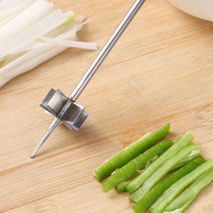 Stainless Steel Plum Blossom Onion Cutter | Kalsten
