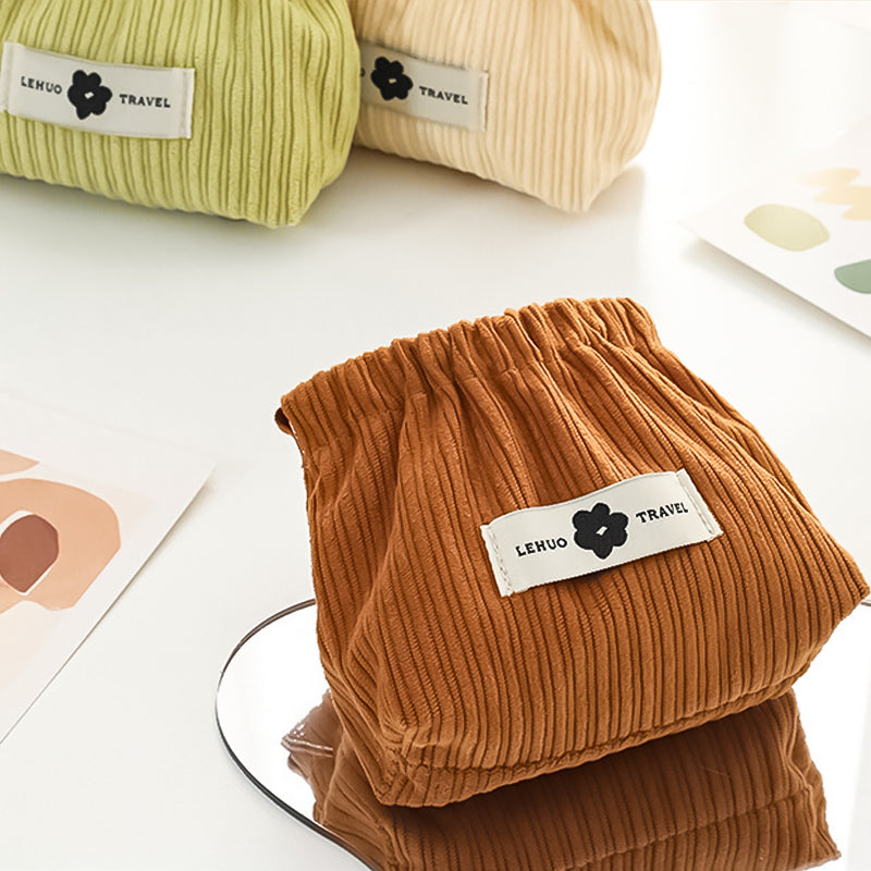 Corduroy elastic tie organizer | Kalsten