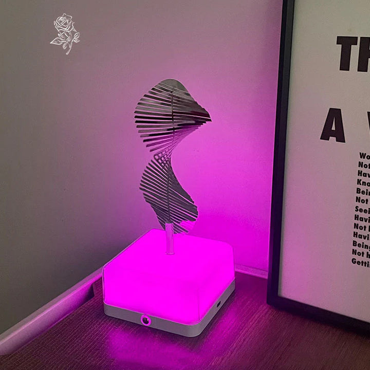 Rotating ambient light made of metal | Kalsten