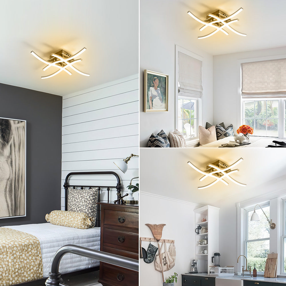 Modern Aluminum LED Ceiling Light Kalsten