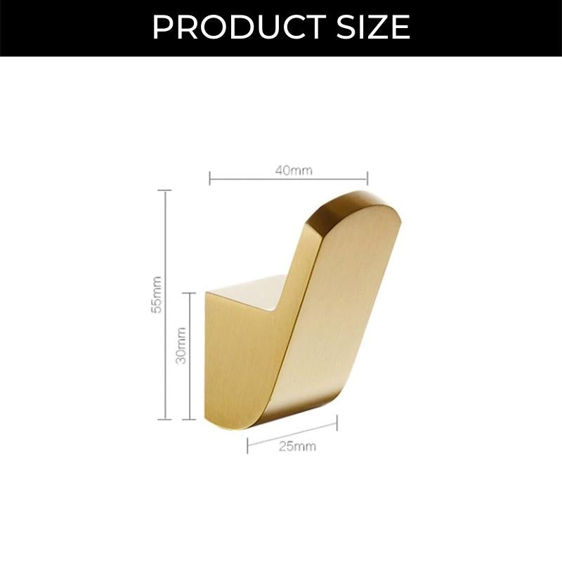 Lauren Golden Brass Robe Hooks