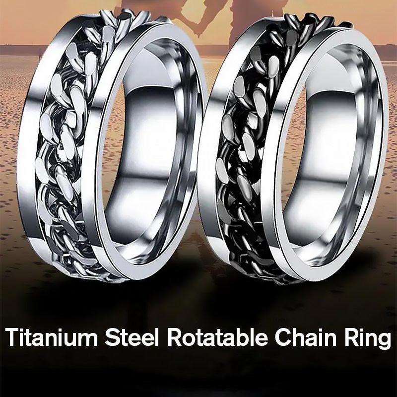 Kalsten | Titanium steel swiveling chain ring