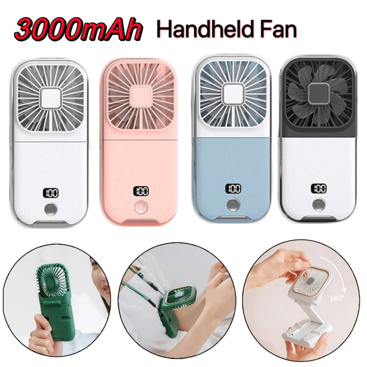Kalsten | Portable Rechargeable Magic Phone Holder Cooling Fan