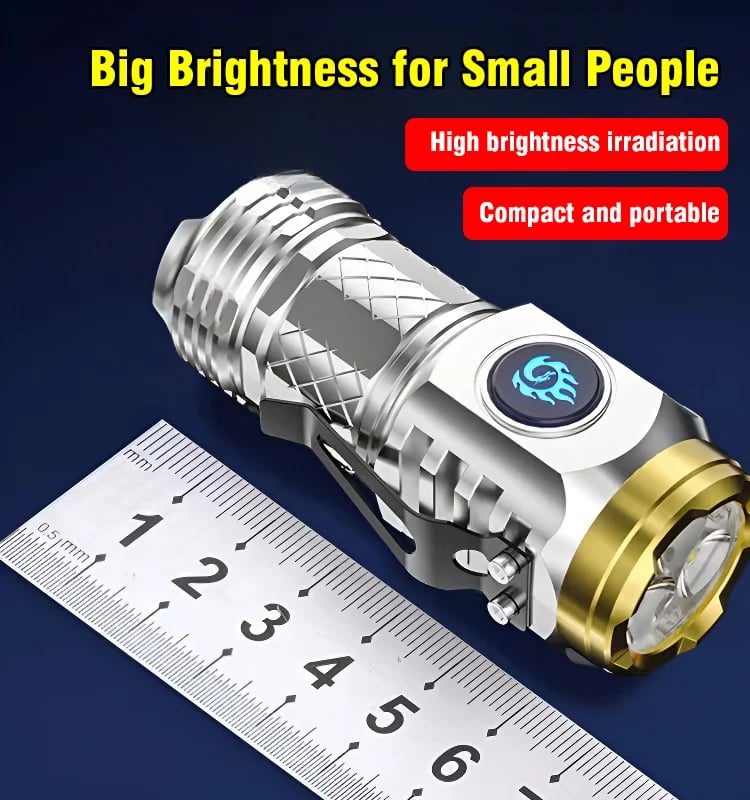 Kalsten | Three-Eyed Monster Mini Flash Super Power Flashlight