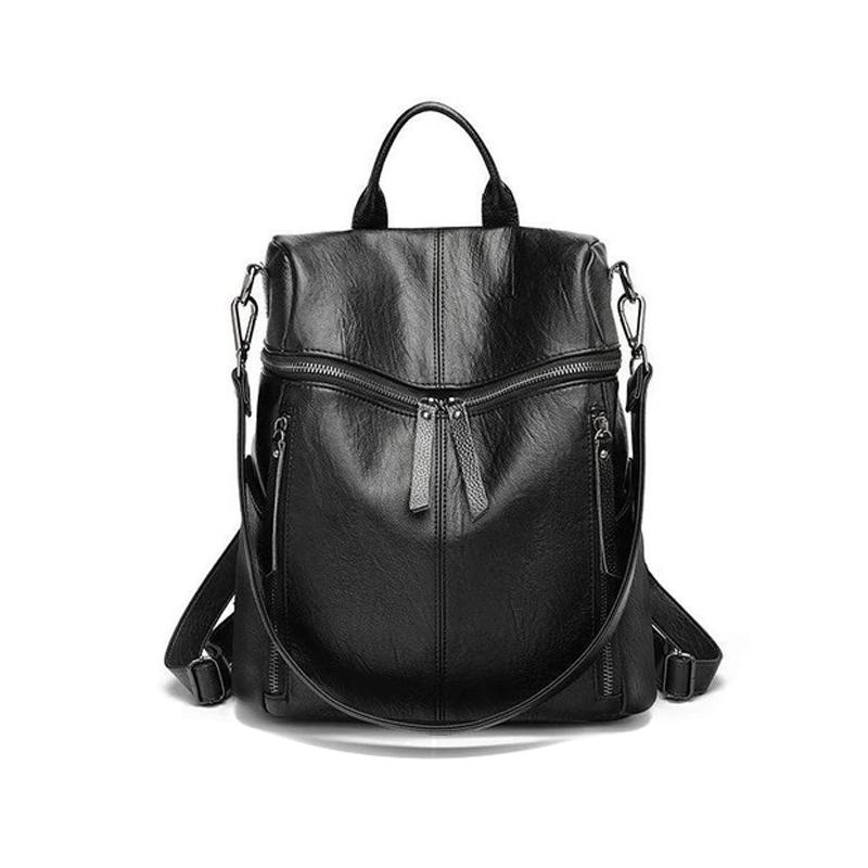Skanto | Large Capacity Backpack - Full Leather