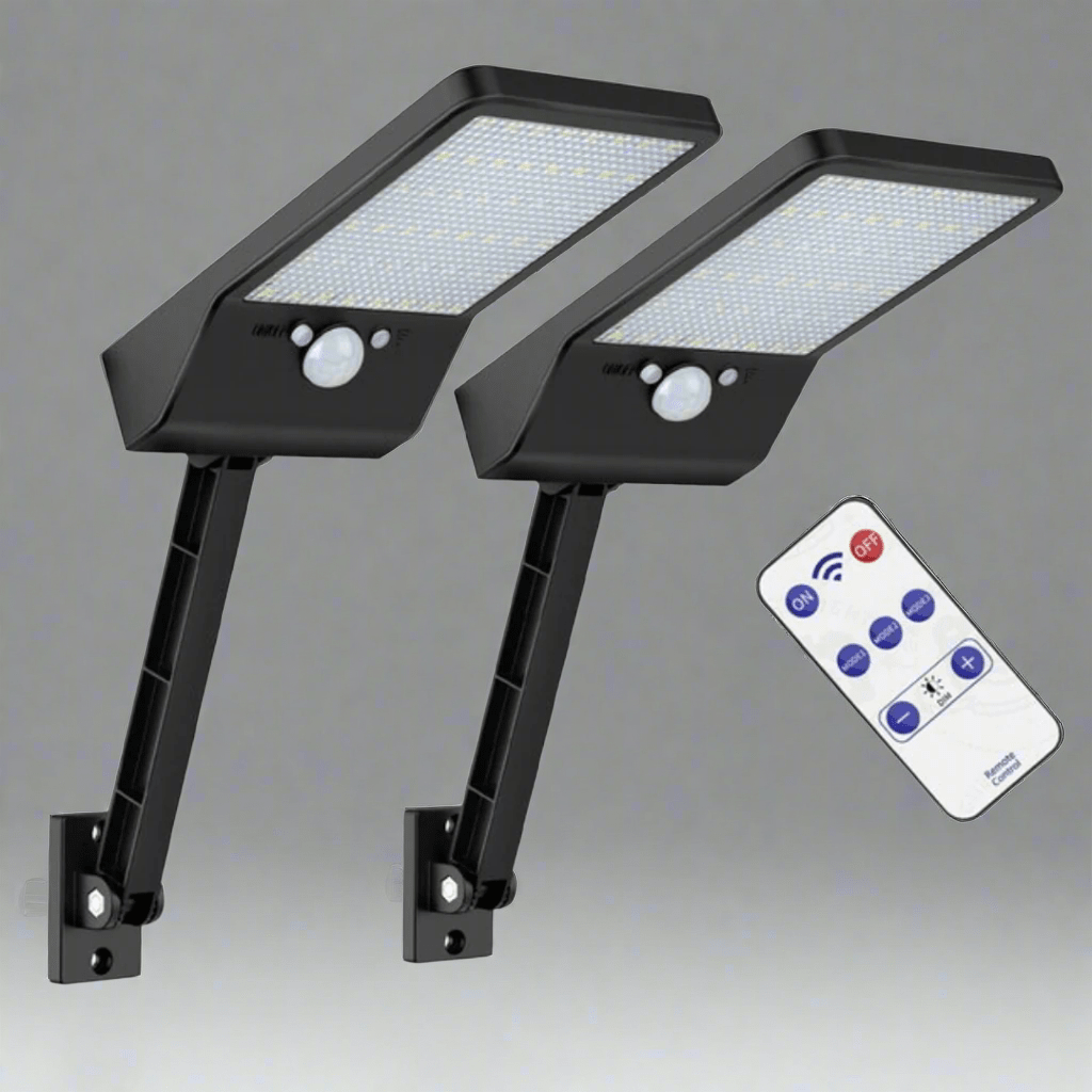 LED Outdoor Security Light with Motion Sensor & Remote